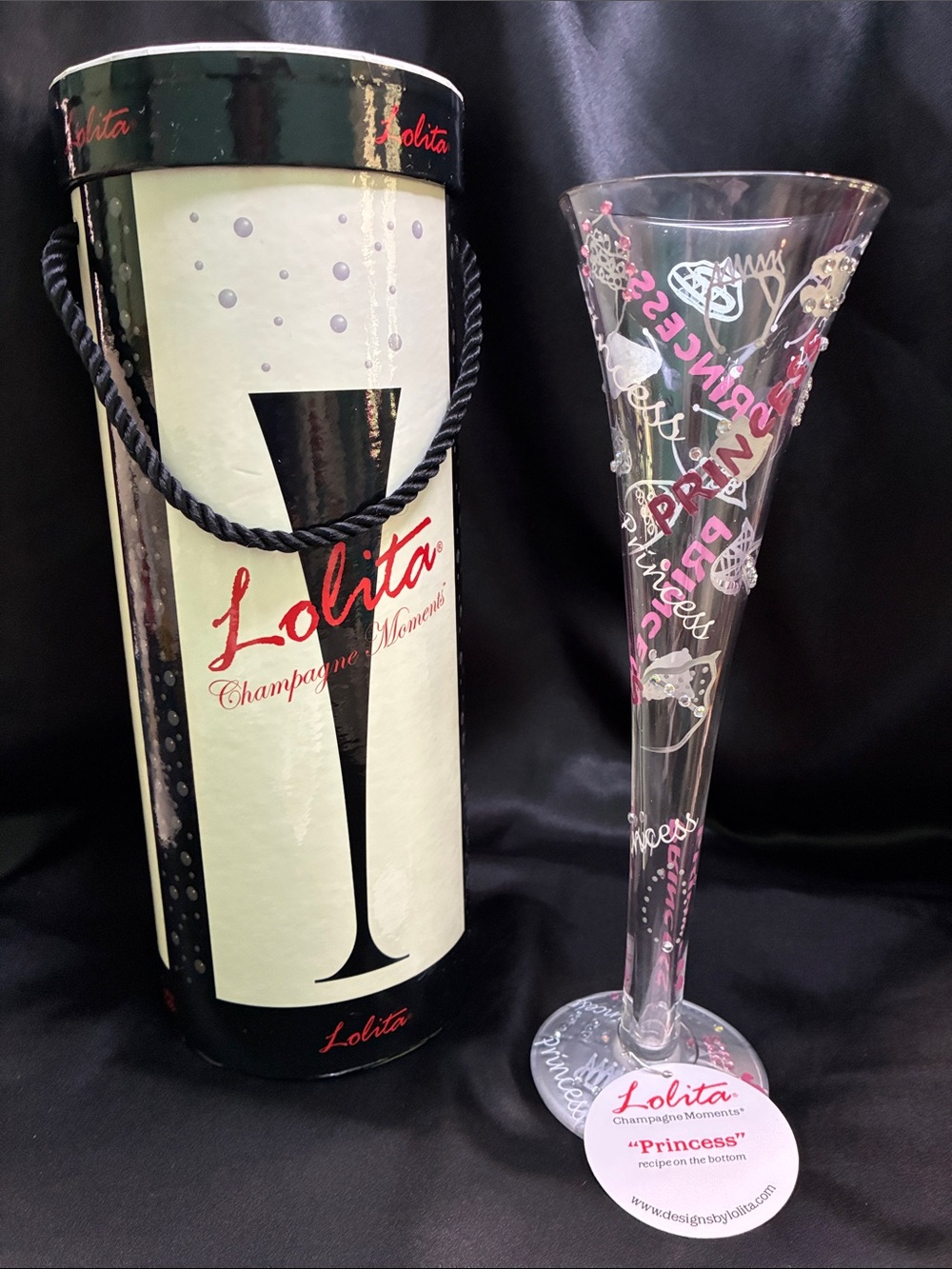 🌟 RARE LOLITA PRINCESS CHAMPAGNE FLUTE - PINK & CLEAR  ✨NEVER BEEN USED✨